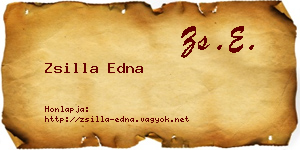 Zsilla Edna névjegykártya